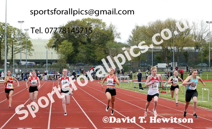 100 metres, 2021 NECAA Middlesbrough Open Meting, Sunday, May 9th. Photo: David T. Hewitson/Sports for All Pics